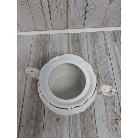 Vintage BOHEMIAN Fine China Creamer & Sugar Bowl With Lid Czechoslovakia BOH53 - Picture 12 of 15